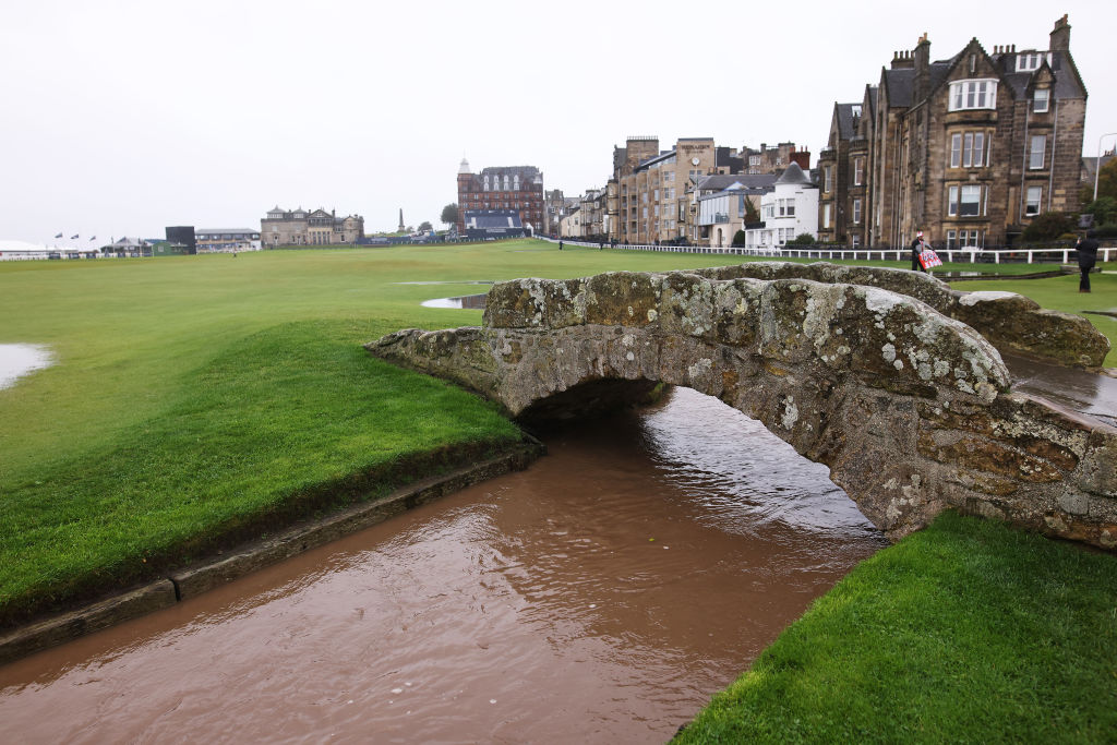 St. Andrews 2023 - Blick auf das 18. Loch